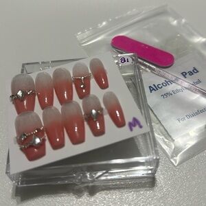 Brand New Hand Made Press on Nails # 21